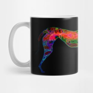 psychedelic greyhound Mug